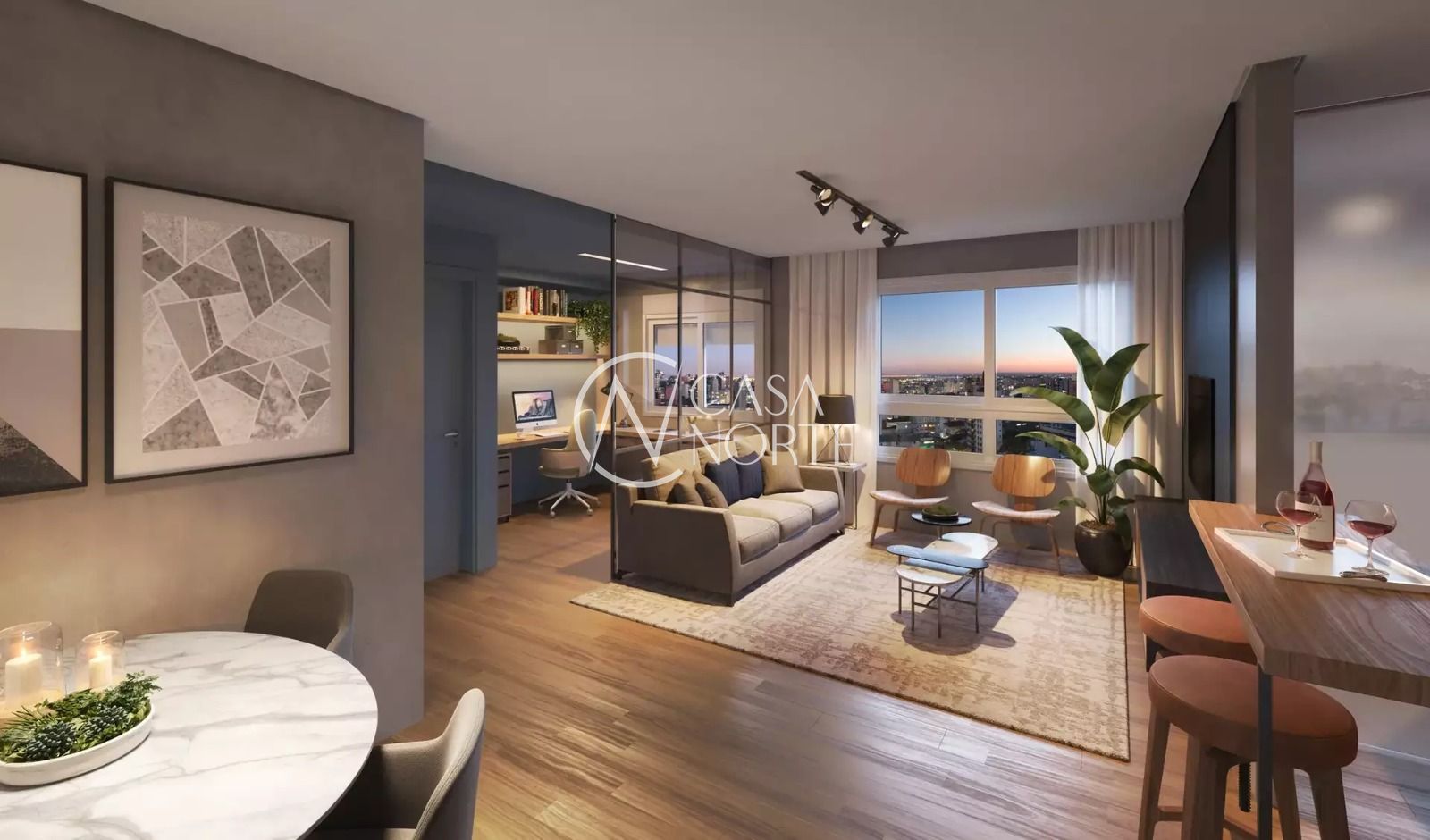 Apartamento à venda com 2 quartos, 59m², 1 suíte, 1 vaga, Rua Jayr Amaury Koebe no bairro Jardim do Salso em Porto Alegre