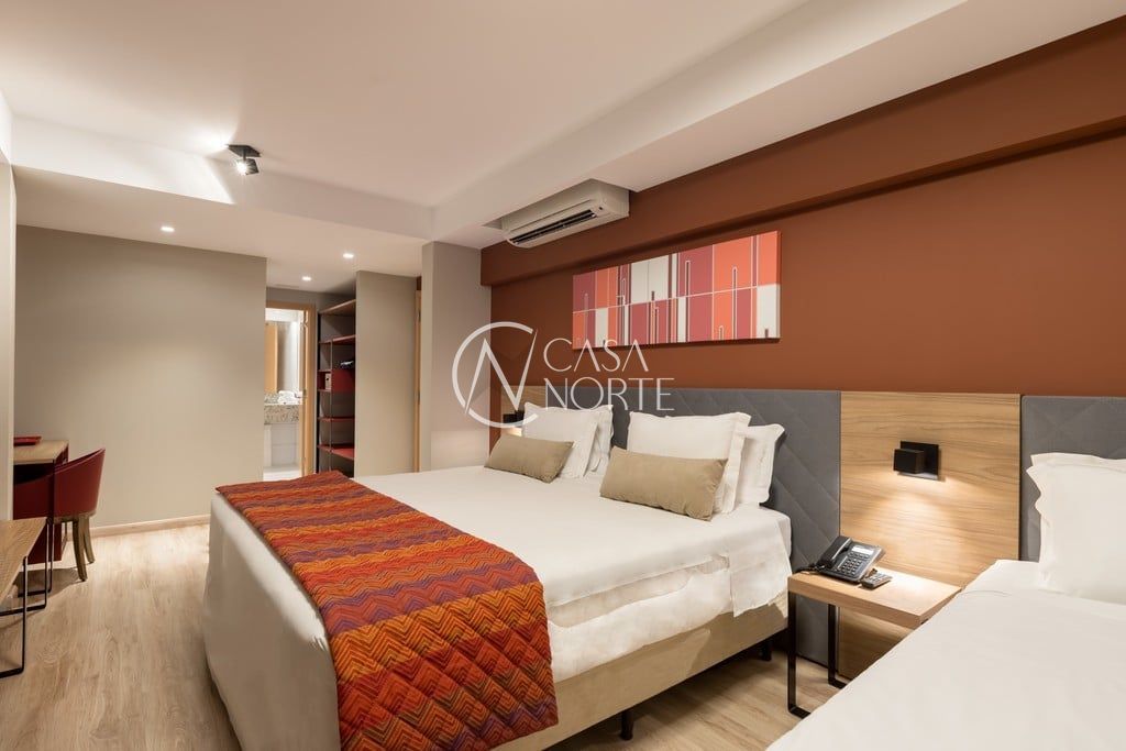 Apartamento à venda com 1 quarto, 23m², Plínio Brasil Milano no bairro Higienópolis em Porto Alegre