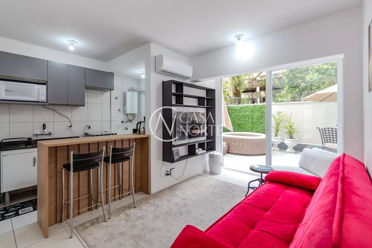 Apartamento Garden à venda com 1 quarto, 82m², Rua Fagundes Varela no bairro Santo Antônio em Porto Alegre