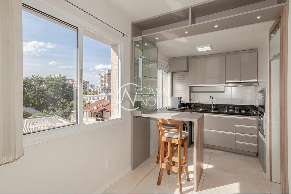 Apartamento à venda com 1 quarto, 31m², 1 vaga, Itororó no bairro Menino Deus em Porto Alegre