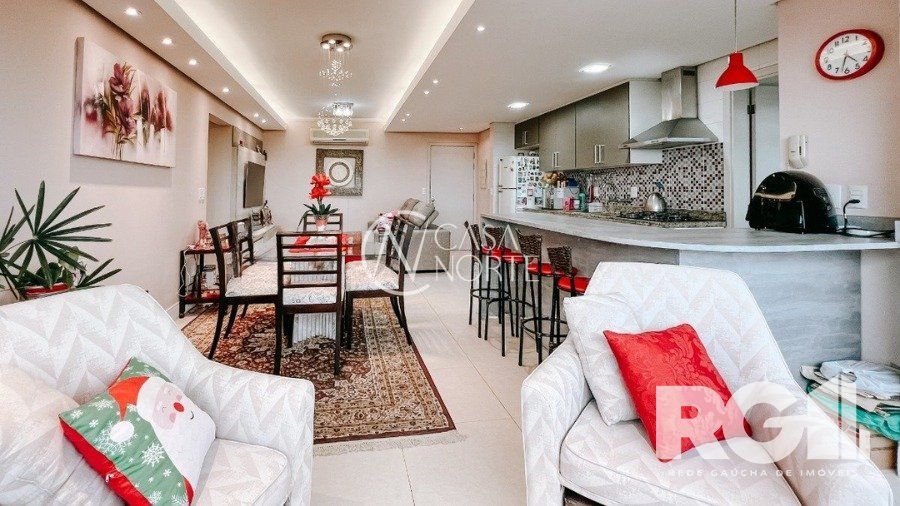 Apartamento à venda com 3 quartos, 93m², 1 suíte, 2 vagas, Rua Domingos Martins no bairro Cristo Redentor em Porto Alegre