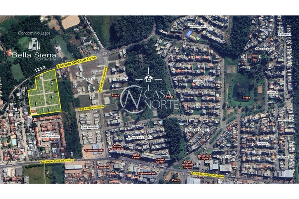 Terreno à venda , 132m², Estrada Gedeon Leite no bairro Hípica em Porto Alegre