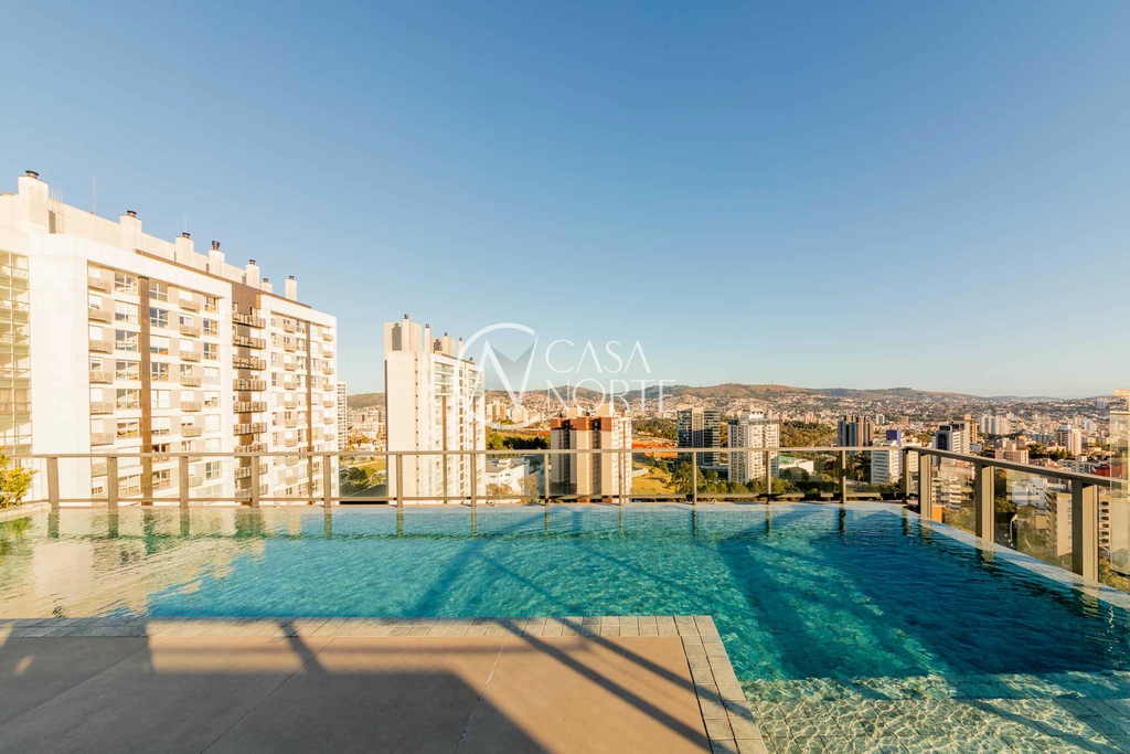 Studio à venda com 1 quarto, 28m², 1 suíte, 1 vaga, Rua Curvelo no bairro Petrópolis em Porto Alegre