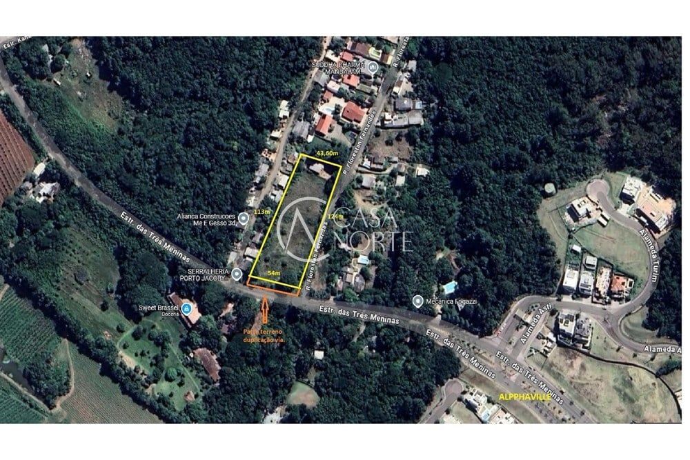 Terreno à venda , 5728m², Das Três Meninas no bairro Aberta dos Morros em Porto Alegre