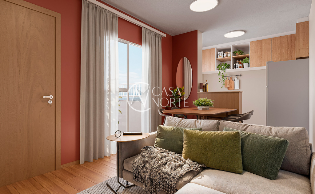 Apartamento Garden à venda com 2 quartos, 46m², 1 vaga, Derocy Giácomo da Silva no bairro Vila Nova em Porto Alegre