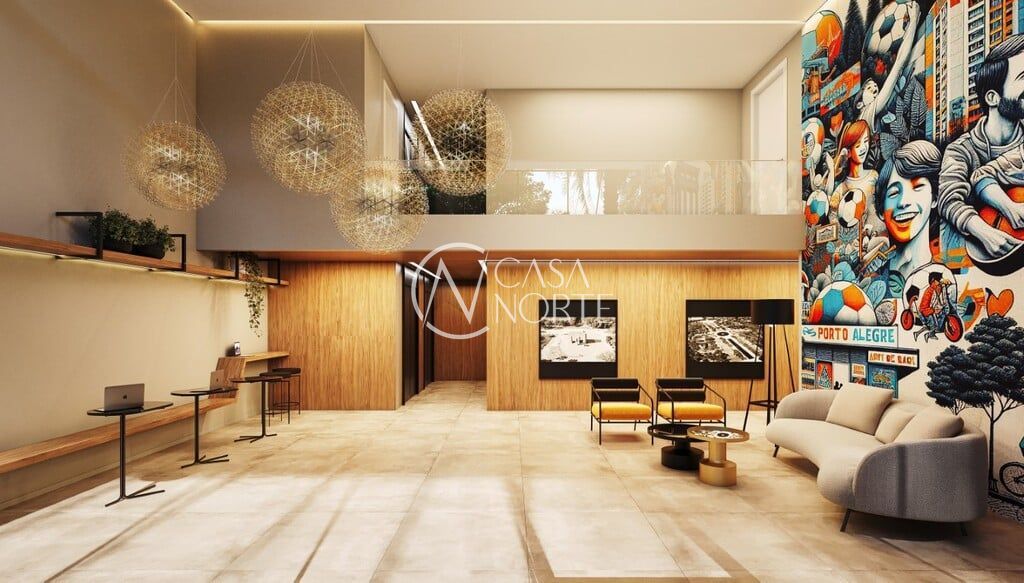 Studio à venda com 1 quarto, 32m², Rua Garibaldi no bairro Bom Fim em Porto Alegre