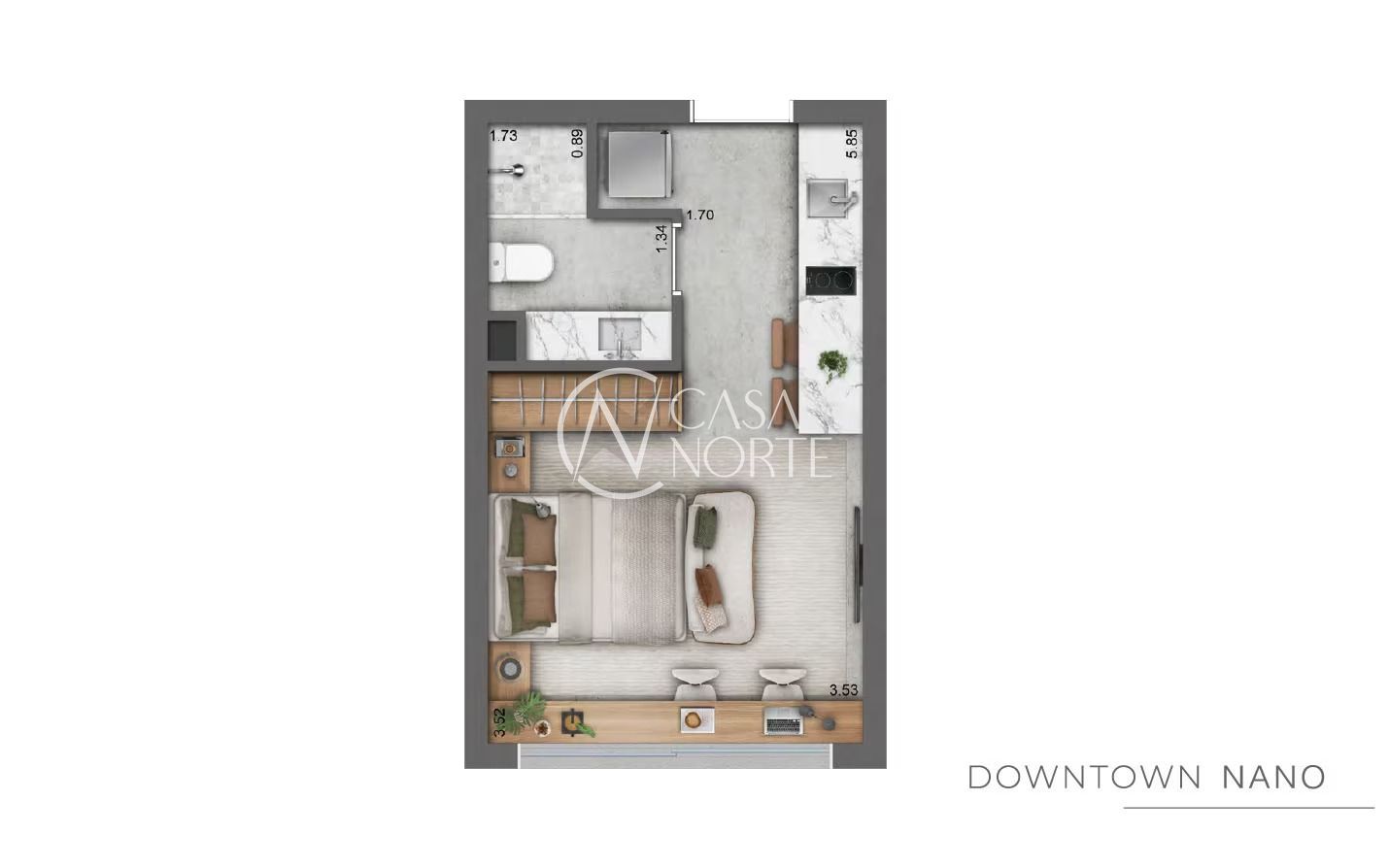 Loft à venda com 1 quarto, 32m², 1 suíte, Rua General Lima e Silva no bairro Cidade Baixa em Porto Alegre