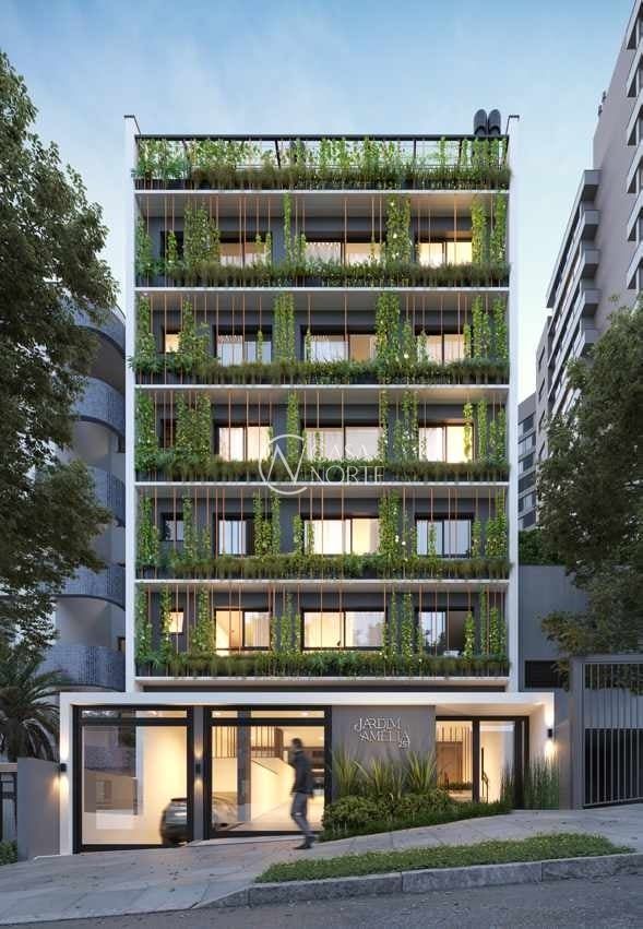 Apartamento Garden à venda com 2 quartos, 99m², 2 suítes, 2 vagas, Amélia Teles no bairro Petrópolis em Porto Alegre