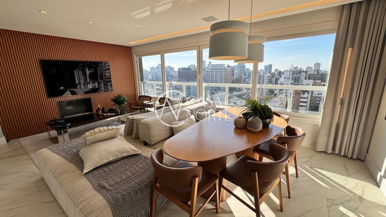 Apartamento à venda com 3 quartos, 137m², 3 suítes, 2 vagas, Rua Abrahão Melnick no bairro Rio Branco em Porto Alegre