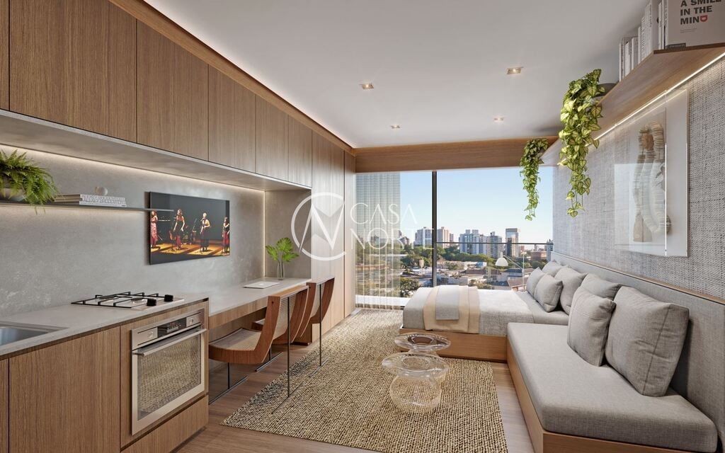Apartamento Garden à venda com 1 quarto, 34m², Doutor Nilo Peçanha no bairro Petrópolis em Porto Alegre