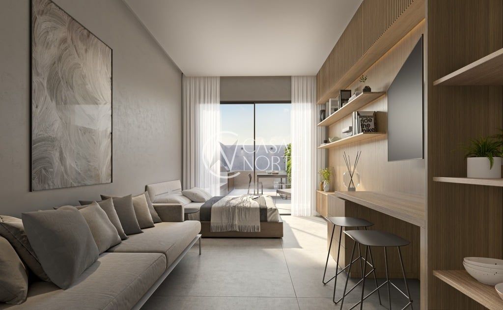 Apartamento Garden à venda com 1 quarto, 52m², Alfa no bairro Três Figueiras em Porto Alegre