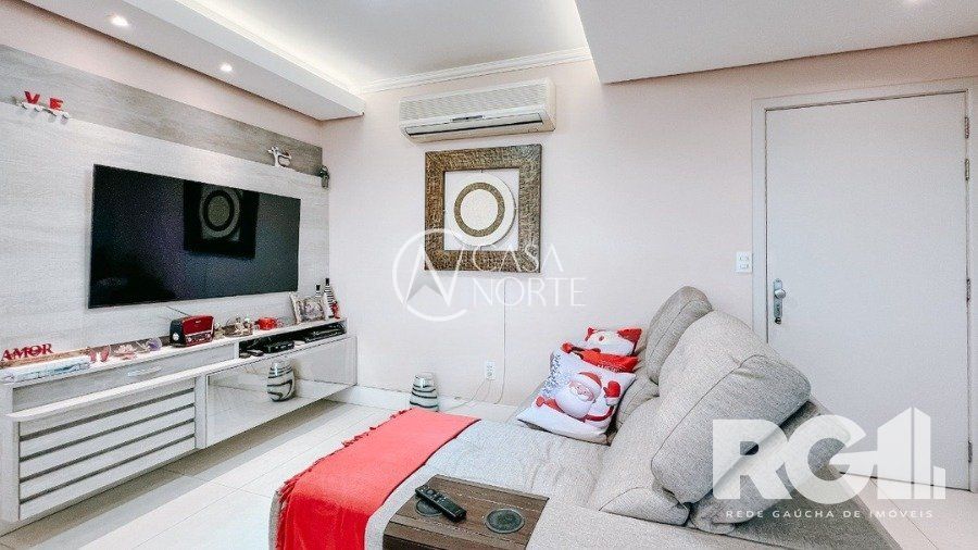 Apartamento à venda com 3 quartos, 93m², 1 suíte, 2 vagas, Rua Domingos Martins no bairro Cristo Redentor em Porto Alegre
