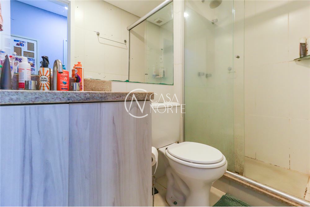 Apartamento à venda com 2 quartos, 58m², 1 suíte, 1 vaga, Walton Pontes Carpes no bairro Vila Nova em Porto Alegre