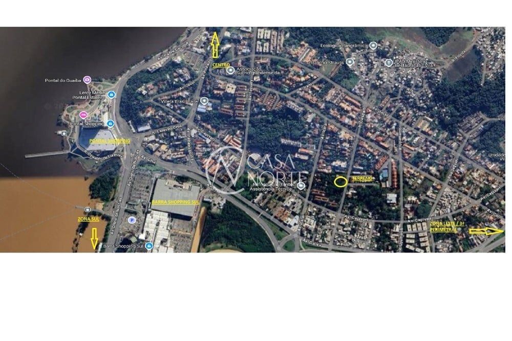 Terreno Comercial à venda , 2384m², Curupaiti no bairro Cristal em Porto Alegre