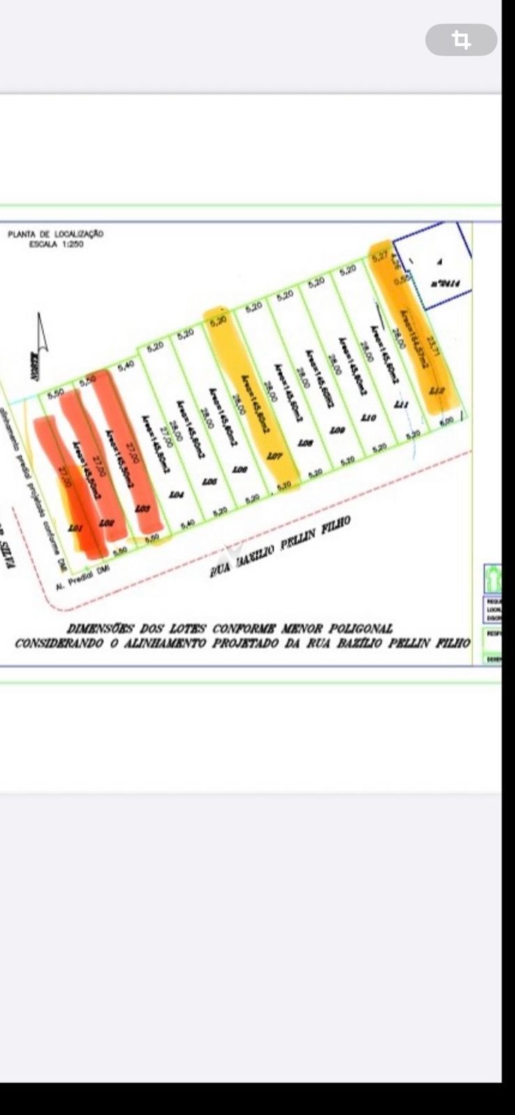 Terreno à venda  com 145m², Rua Bazilio Pellin Filho no bairro Tristeza em Porto Alegre