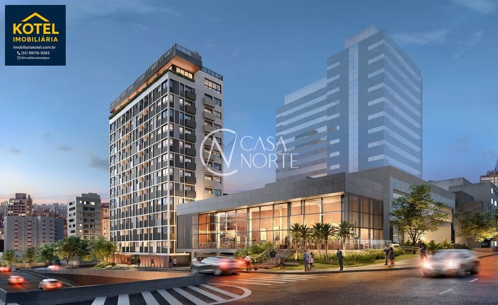 Apartamento à venda com 1 quarto, 28m², 1 suíte, 1 vaga, Anita Garibaldi no bairro Boa Vista em Porto Alegre