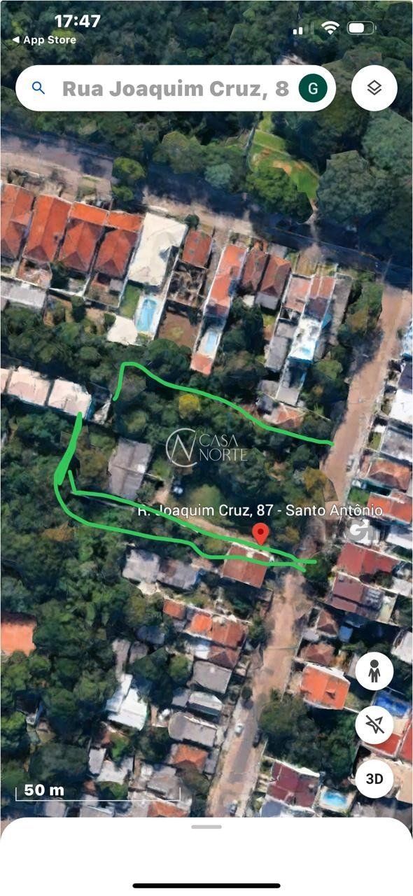 Terreno à venda  com 1276m², Rua Joaquim Cruz no bairro Santo Antônio em Porto Alegre