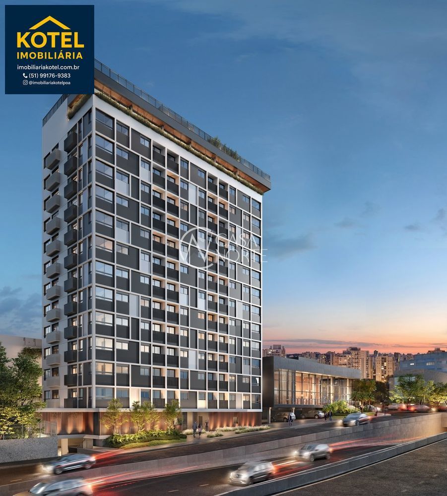 Apartamento à venda com 1 quarto, 28m², 1 suíte, 1 vaga, Anita Garibaldi no bairro Boa Vista em Porto Alegre