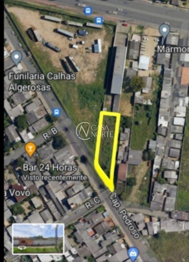 Terreno à venda  com 541m², Rua Capitão Pedroso no bairro Restinga em Porto Alegre