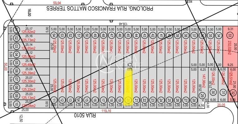 Terreno à venda  com 125m², Marco Tulio Kalil Ferreyro no bairro Aberta dos Morros em Porto Alegre