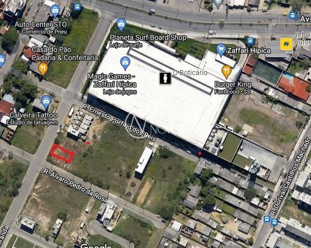 Terreno à venda  com 122m², Rua Jorge Babot Miranda no bairro Aberta dos Morros em Porto Alegre