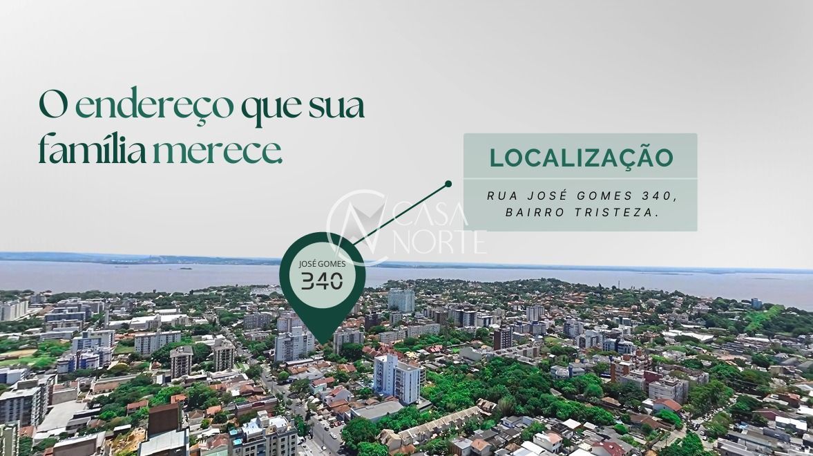 Apartamento à venda com 2 quartos, 96m², 2 suítes, 2 vagas, Rua José Gomes no bairro Tristeza em Porto Alegre