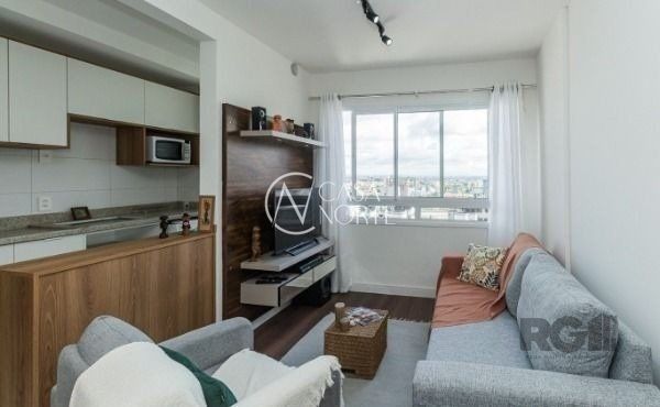 Apartamento à venda com 2 quartos, 55m², 1 suíte, 1 vaga, Rua Sapê no bairro Passo da Areia em Porto Alegre