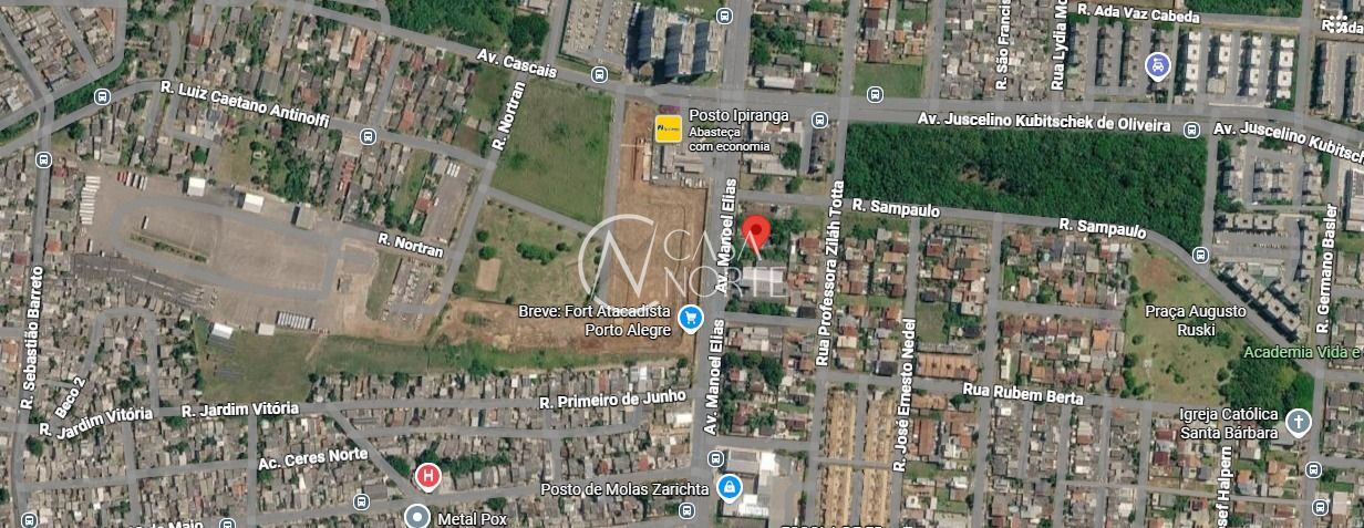 Terreno à venda  com 500m², Avenida Manoel Elias no bairro Jardim Leopoldina em Porto Alegre