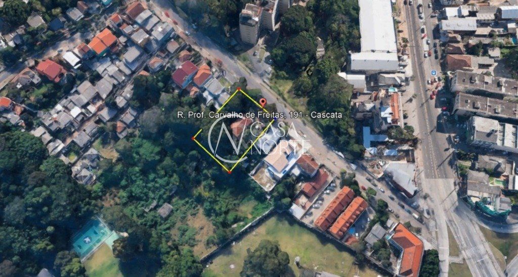 Terreno à venda  com 1328m², Rua Professor Carvalho Freitas no bairro Teresópolis em Porto Alegre