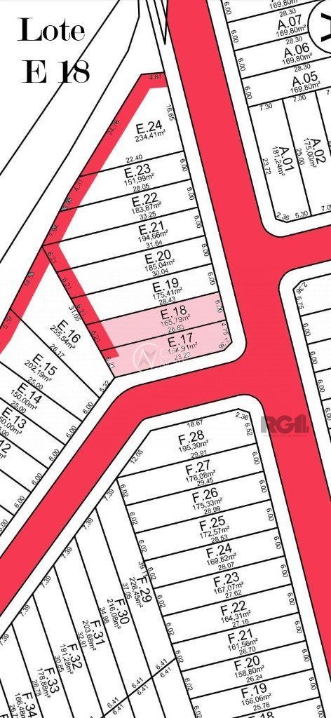 Terreno à venda  com 165m², Rua Raul Cauduro no bairro Mário Quintana em Porto Alegre