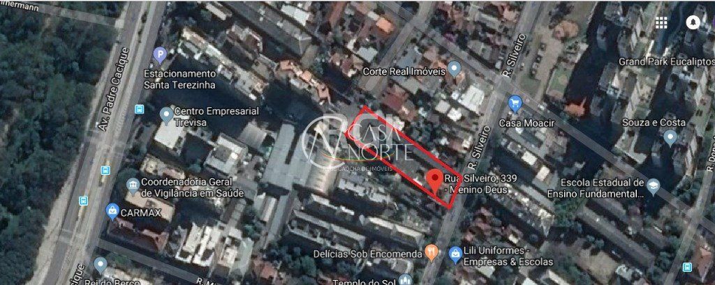 Terreno à venda  com 1544m², Rua Silveiro no bairro Menino Deus em Porto Alegre