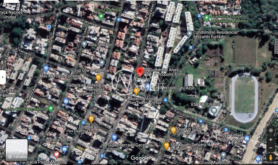 Terreno à venda  com 440m², Rua Guilherme Alves no bairro Partenon em Porto Alegre