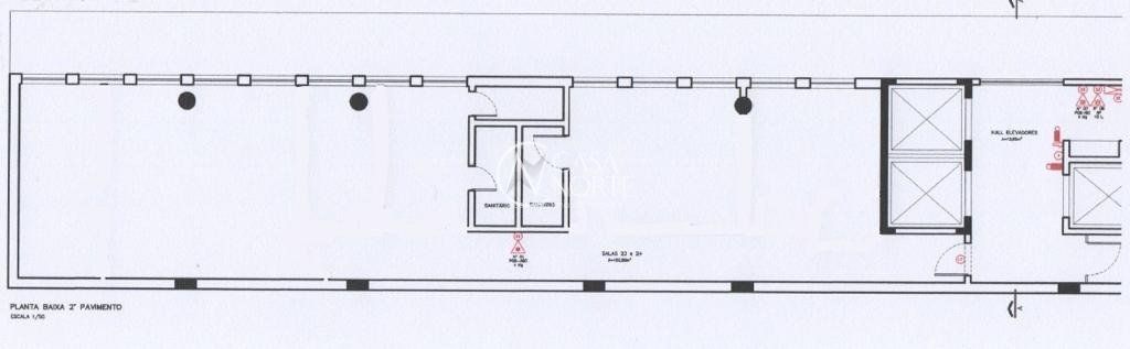 Sala Comercial à venda com 1 quarto, 100m², Rua dos Andradas no bairro Centro Histórico em Porto Alegre