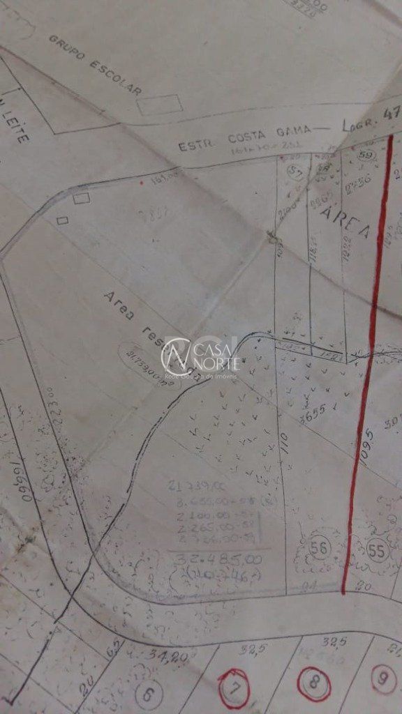 Terreno à venda  com 33000m², Estrada Costa Gama no bairro Belém Velho em Porto Alegre