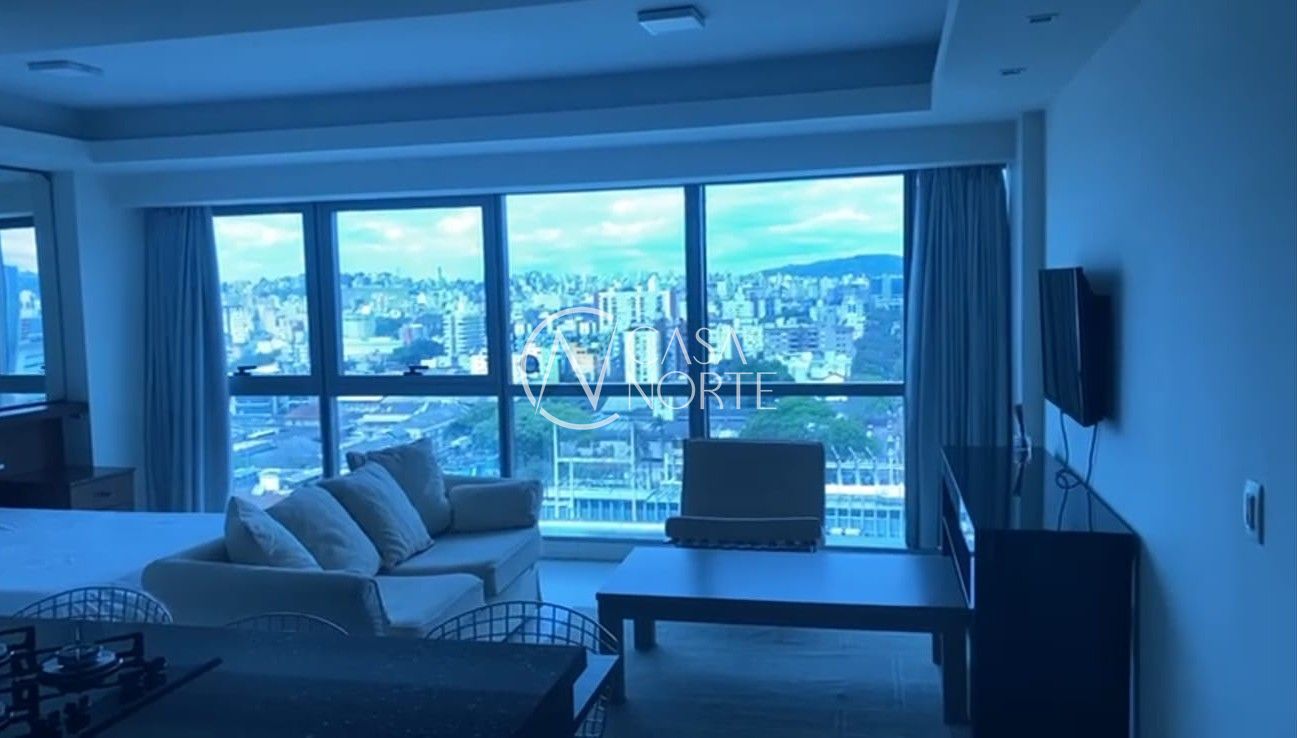 Apartamento à venda com 1 quarto, 38m², 1 vaga, Avenida Borges de Medeiros no bairro Praia de Belas em Porto Alegre