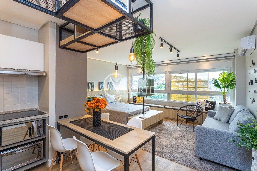 Studio à venda com 1 quarto, 37m², 1 suíte, 1 vaga, Avenida Ipiranga no bairro Partenon em Porto Alegre
