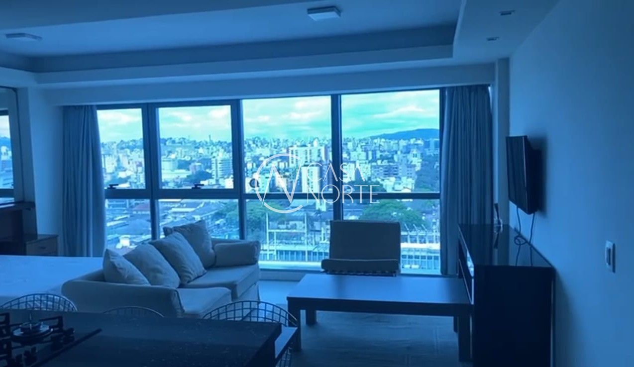 Apartamento à venda com 1 quarto, 38m², 1 vaga, Avenida Borges de Medeiros no bairro Praia de Belas em Porto Alegre