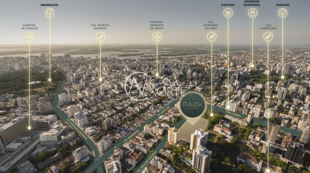 Apartamento à venda com 3 quartos, 175m², 3 suítes, 2 vagas, Coronel Paulino Teixeira no bairro Rio Branco em Porto Alegre