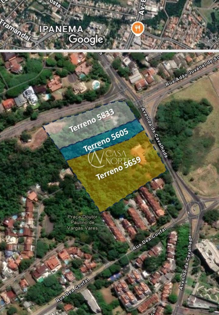 Terreno à venda  com 5m², Avenida da Cavalhada no bairro Cavalhada em Porto Alegre