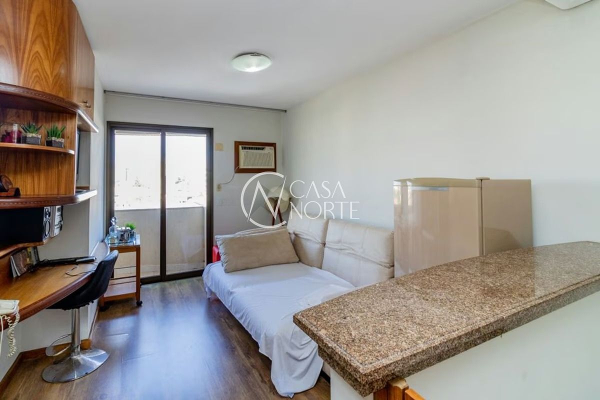 Apartamento à venda com 1 quarto, 37m², 1 suíte, 1 vaga, Avenida Borges de Medeiros no bairro Praia de Belas em Porto Alegre