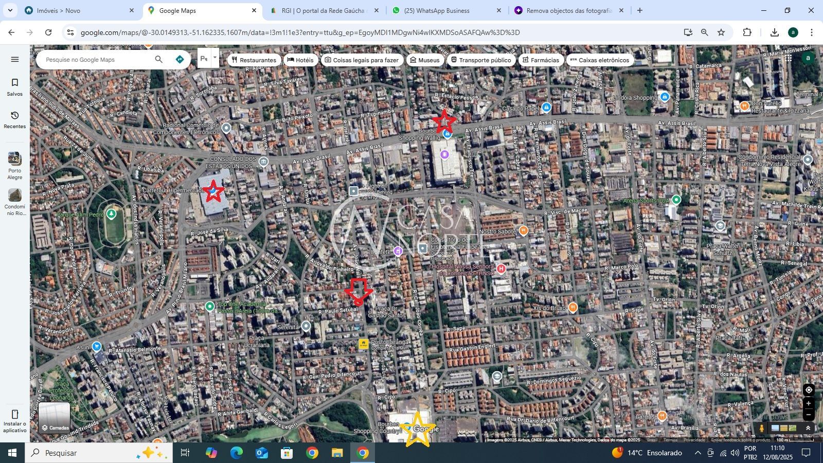 Terreno à venda com 1 quarto com 198m², 1 vaga, Avenida João Wallig no bairro Passo da Areia em Porto Alegre