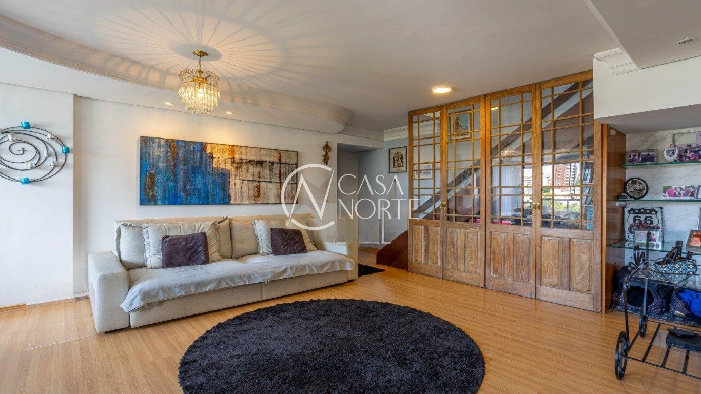 Cobertura à venda com 3 quartos, 211m², 1 suíte, 2 vagas, Rua Luiz Só no bairro Petrópolis em Porto Alegre