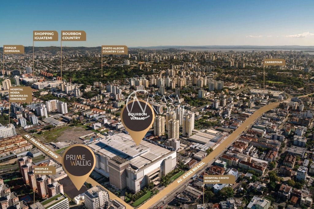 Apartamento à venda com 2 quartos, 1 suíte, 1 vaga, Avenida Francisco Trein no bairro Cristo Redentor em Porto Alegre