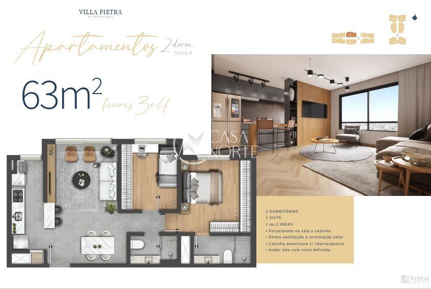 Apartamento à venda com 2 quartos, 1 suíte, 1 vaga, Avenida do Forte no bairro Vila Ipiranga em Porto Alegre