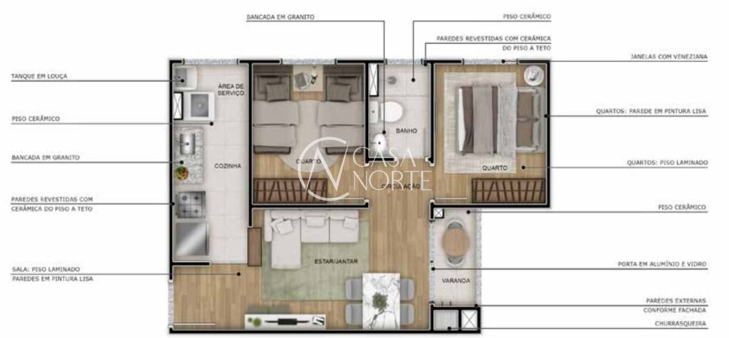 Apartamento à venda com 2 quartos, 1 vaga, Avenida Karl Iwers no bairro Jardim Itu Sabará em Porto Alegre