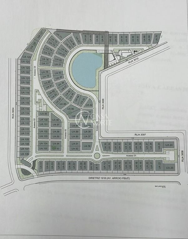 Terreno à venda  com 207m², Avenida Arroio Feijó no bairro Mário Quintana em Porto Alegre
