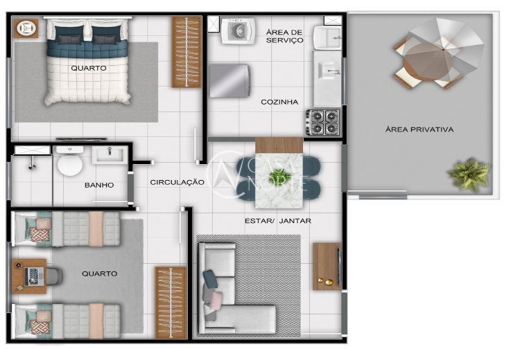 Apartamento à venda com 2 quartos, Estrada Martim Félix Berta no bairro Rubem Berta em Porto Alegre