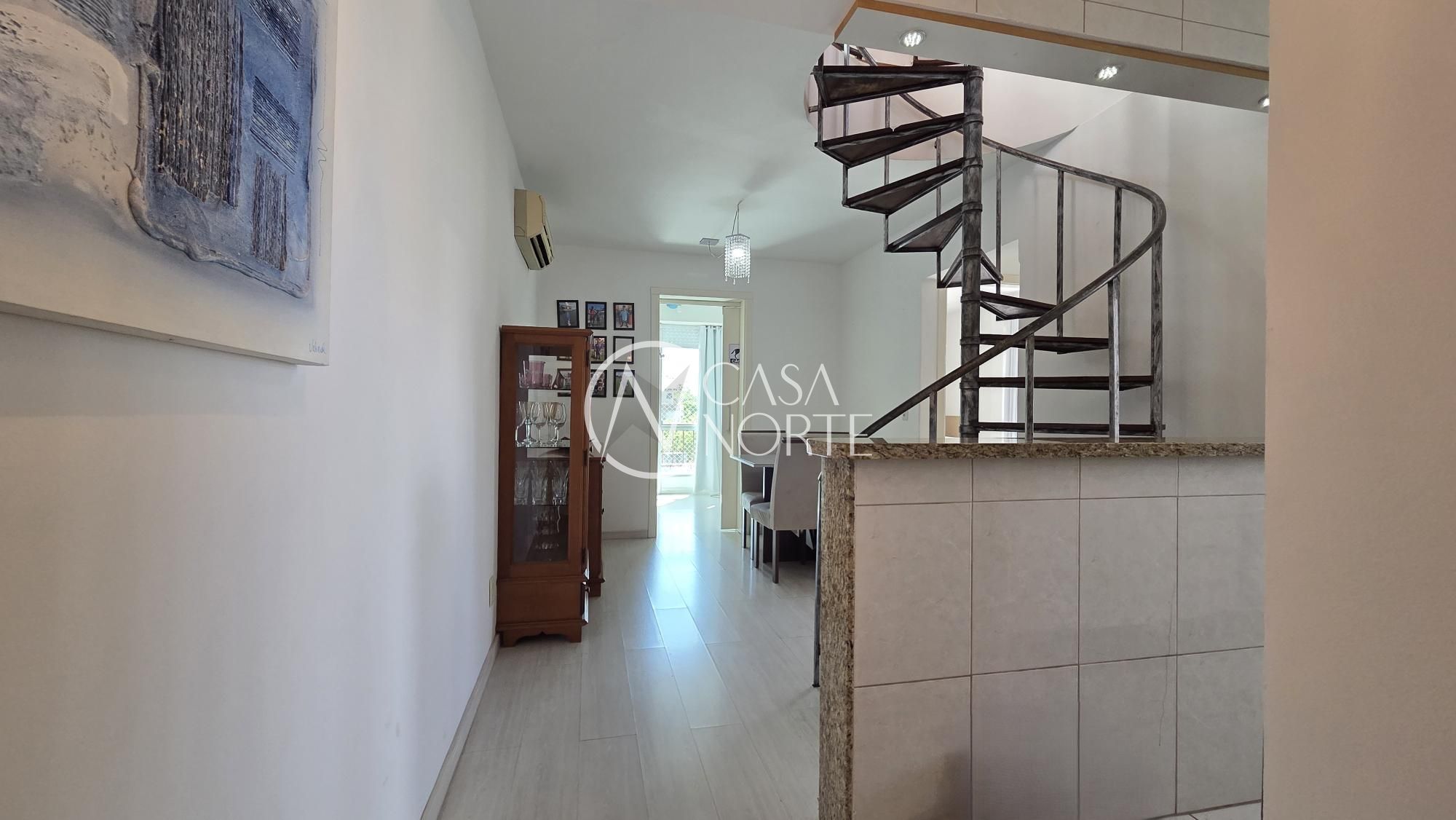 Cobertura à venda com 1 quarto, 108m², 1 vaga, Rua Visconde de Inhauma no bairro Azenha em Porto Alegre