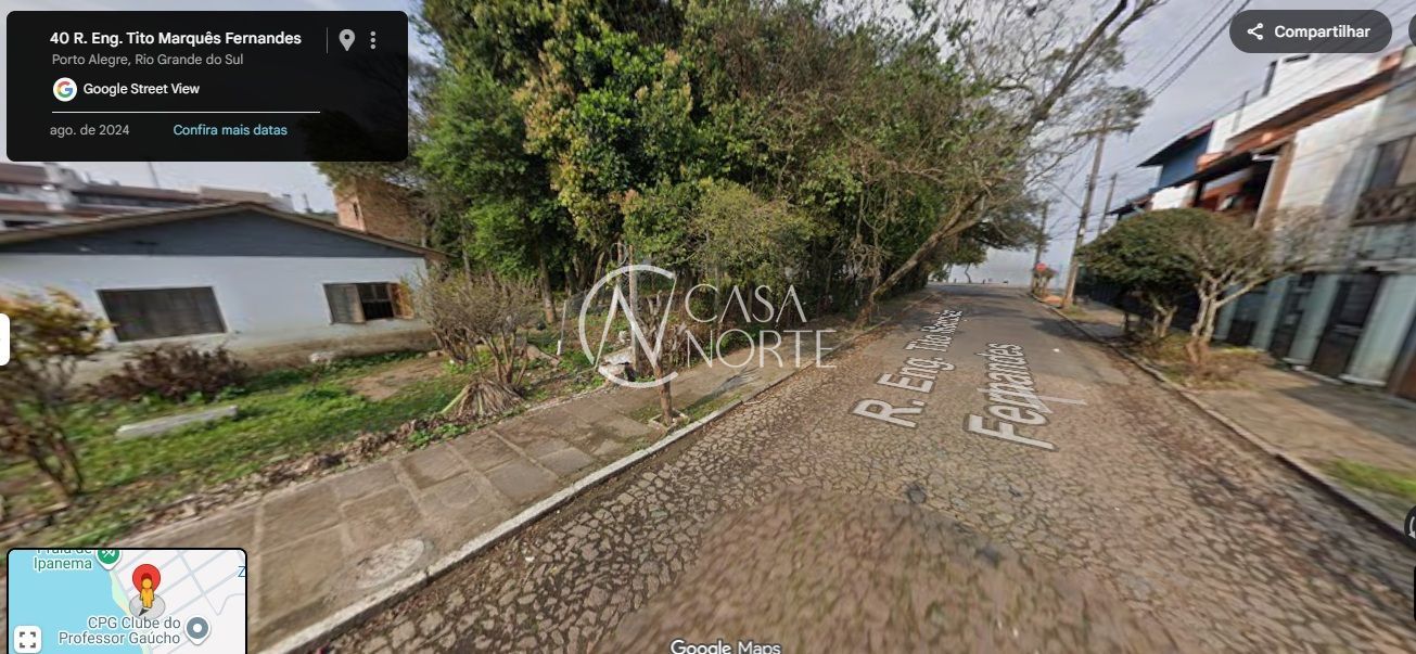 Terreno à venda  com 429m², Rua Engenheiro Tito Marques Fernandes no bairro Ipanema em Porto Alegre