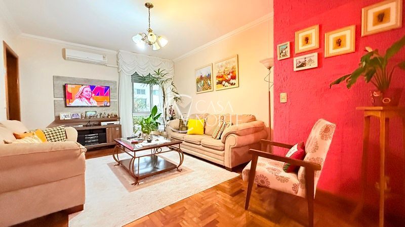 Apartamento à venda com 3 quartos, 120m², 2 vagas, Rua Dona Amélia no bairro Menino Deus em Porto Alegre